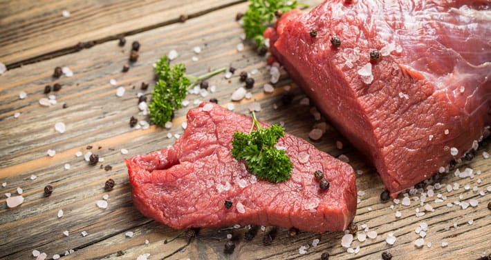 Fleisch enthält so gut wie keine Kohlenhydrate