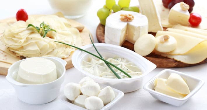 Käse, Sahne und Joghurt sind die perfekten Low Carb Lebensmittel